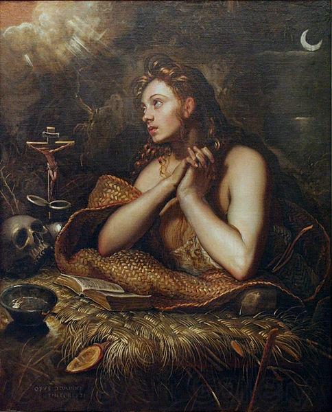 Domenico Tintoretto The Penitent Magdalene Spain oil painting art